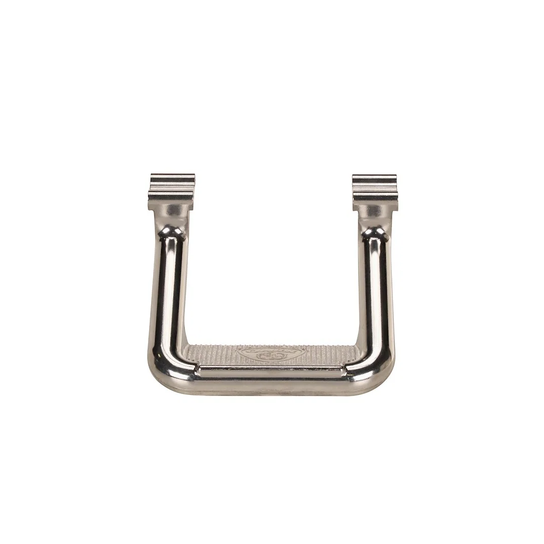 103992-1 – CARR Truck Step, Cab Mount Multi-Fit Single Flat Step Non-Extendable Stationary Polished Aluminum